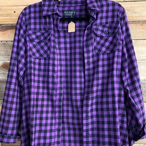 Purple and Black Flannel